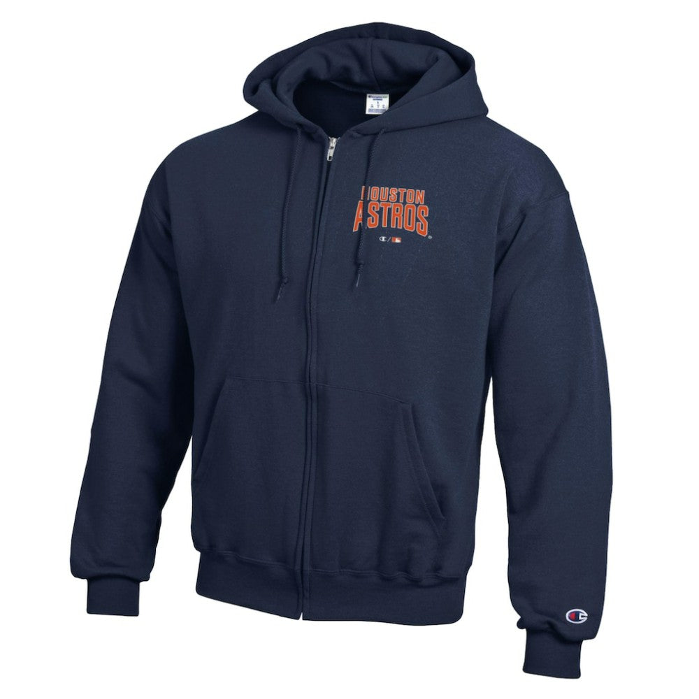 Houston Astros Champion Eco Powerblend Full-Zip Hoodie - Navy Hoodies