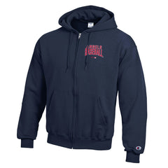 Los Angeles Angels Champion Eco Powerblend Full-Zip Hoodie - Navy Hoodies