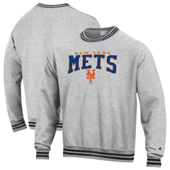 New York Mets Champion Reverse Weave Sweatshirt - Black Sweatshirts