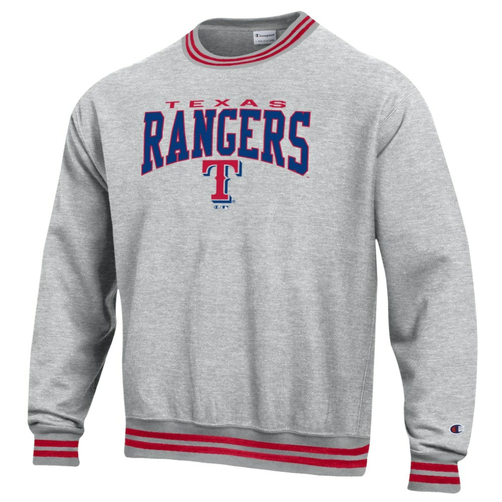 Texas Rangers Champion Reverse Weave Sweatshirt - Red Sweatshirts