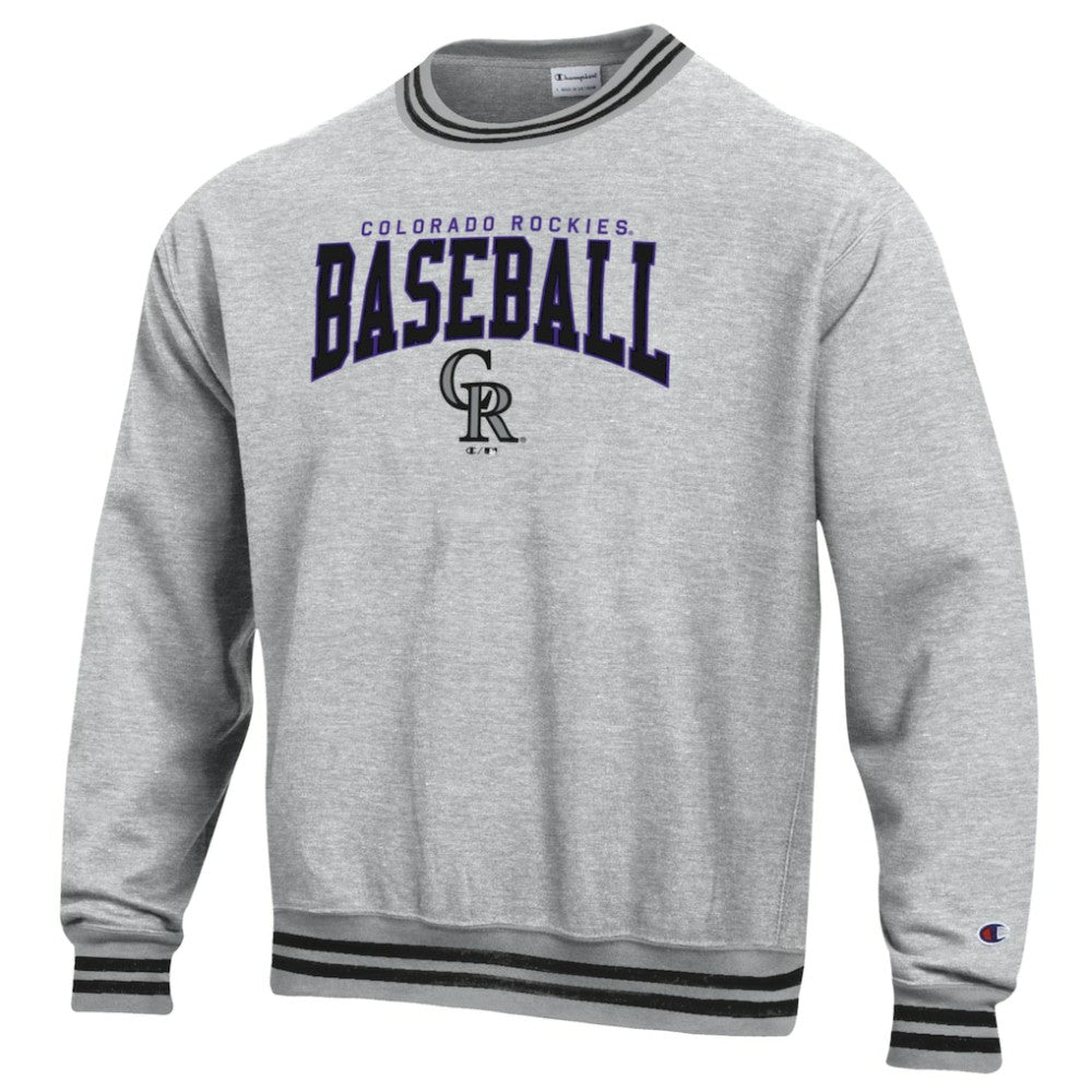 Colorado Rockies Champion Reverse Weave Sweatshirt - Black Sweatshirts