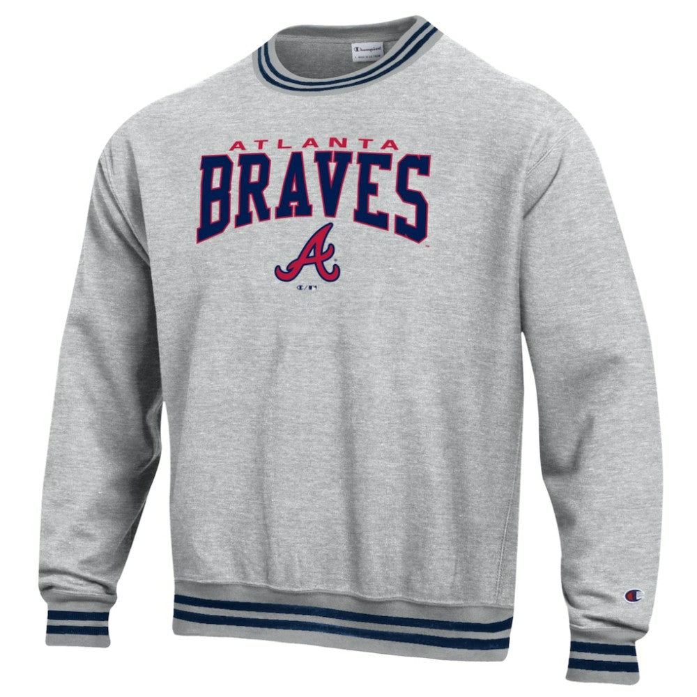 Atlanta Braves Champion Reverse Weave Sweatshirt - Navy Sweatshirts