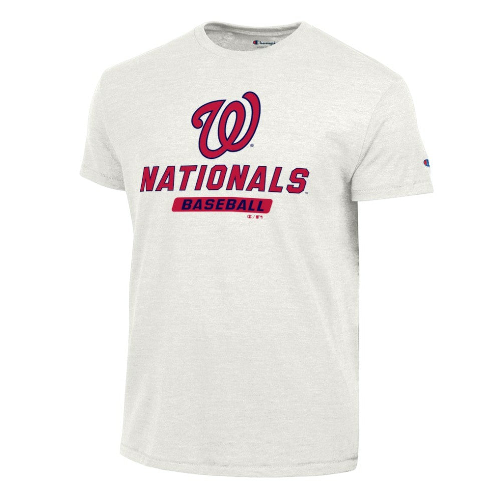 Washington Nationals Champion Ultimate Tri-blend T-Shirt - White T-shirts