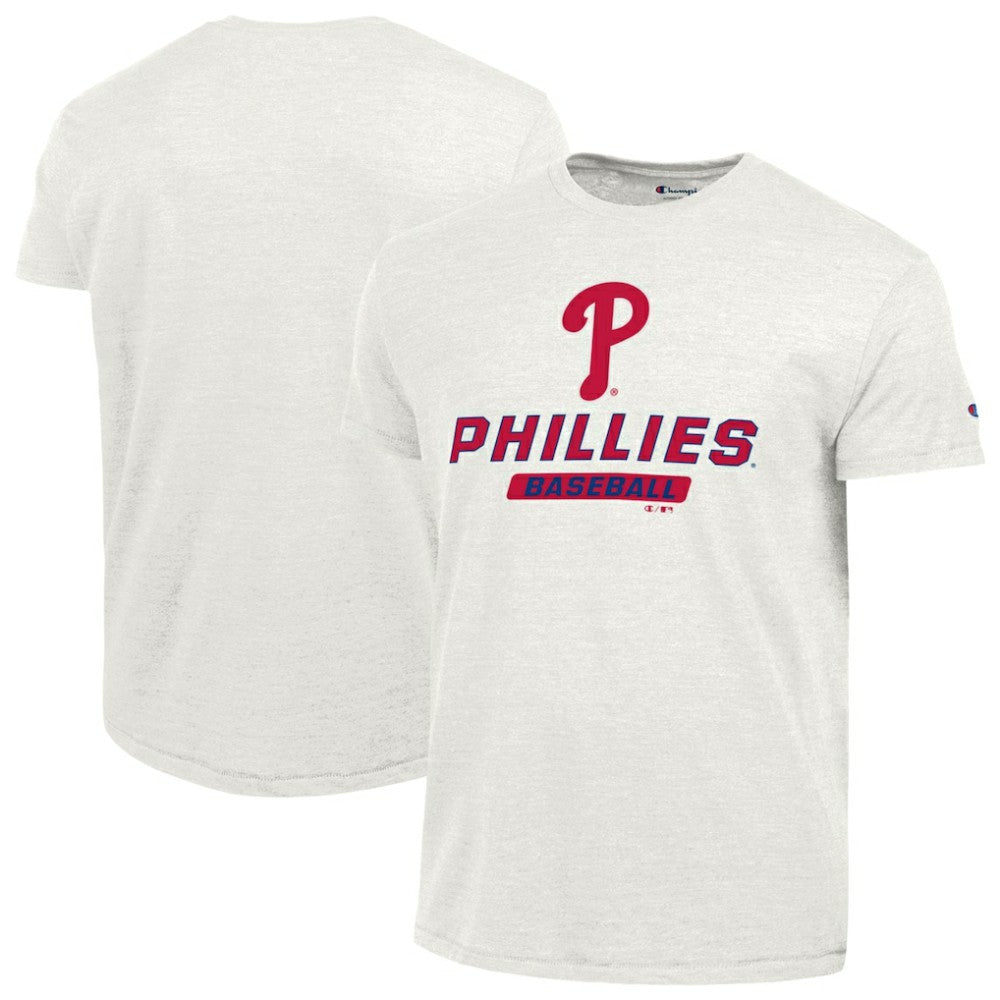 Philadelphia Phillies Champion Ultimate Tri-blend T-Shirt - White T-shirts