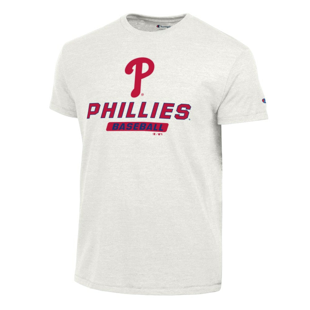 Philadelphia Phillies Champion Ultimate Tri-blend T-Shirt - White T-shirts