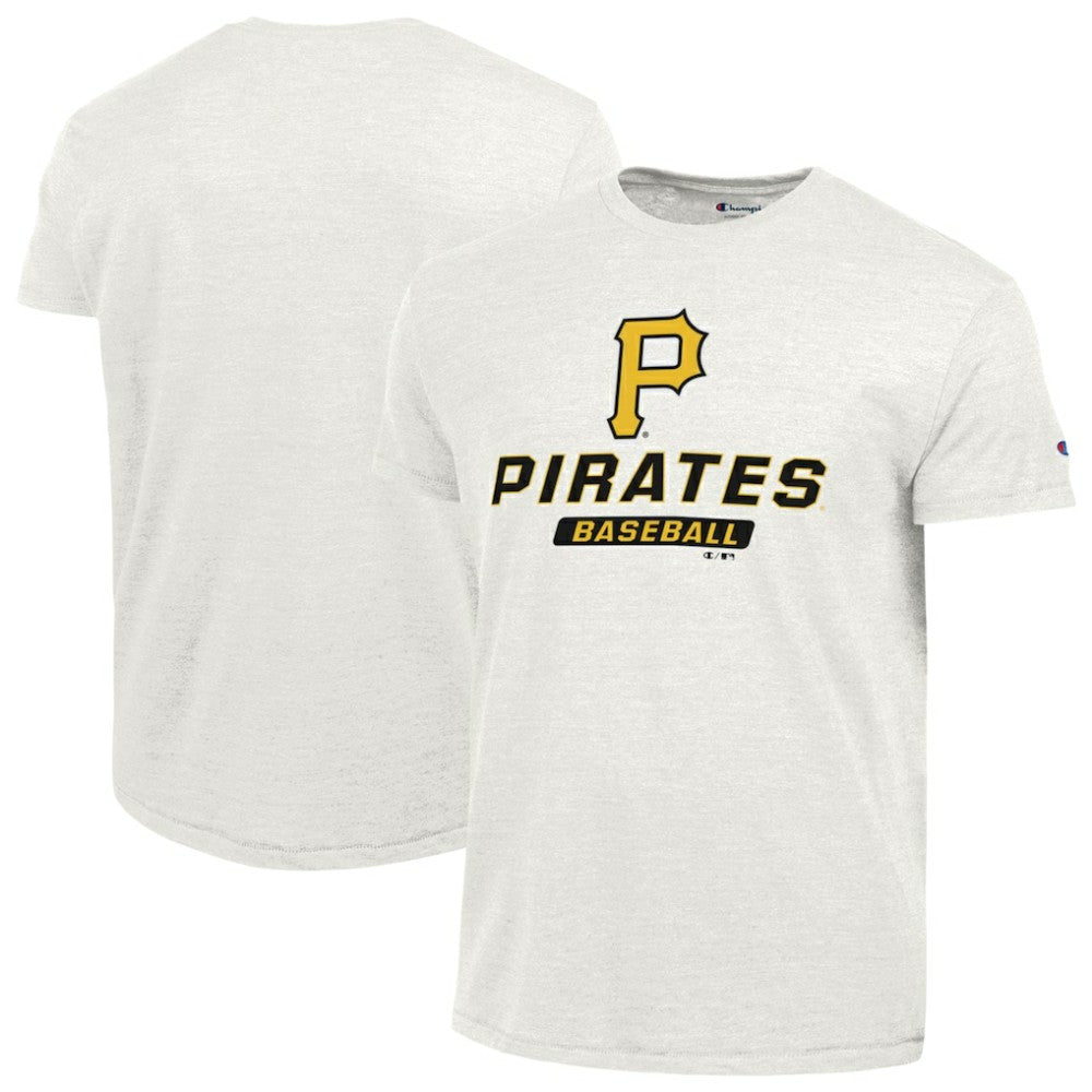 Pittsburgh Pirates Champion Ultimate Tri-blend T-Shirt - White T-shirts