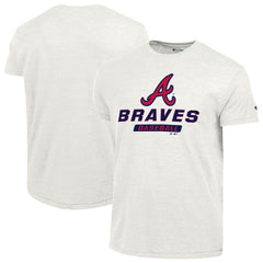 Atlanta Braves Champion Ultimate Tri-blend T-Shirt - White T-shirts