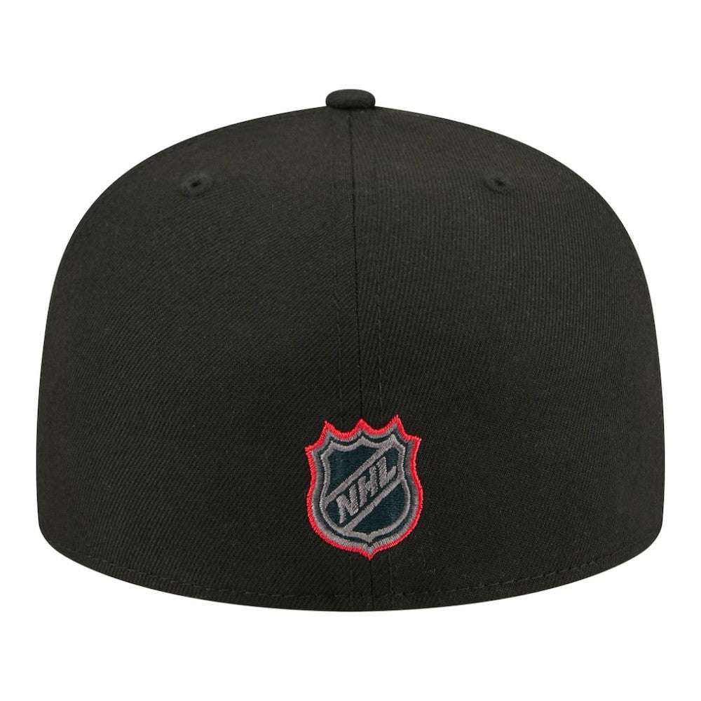 NHL Washington Capitals New Era Color Pop 59FIFTY Fitted Hat - Black