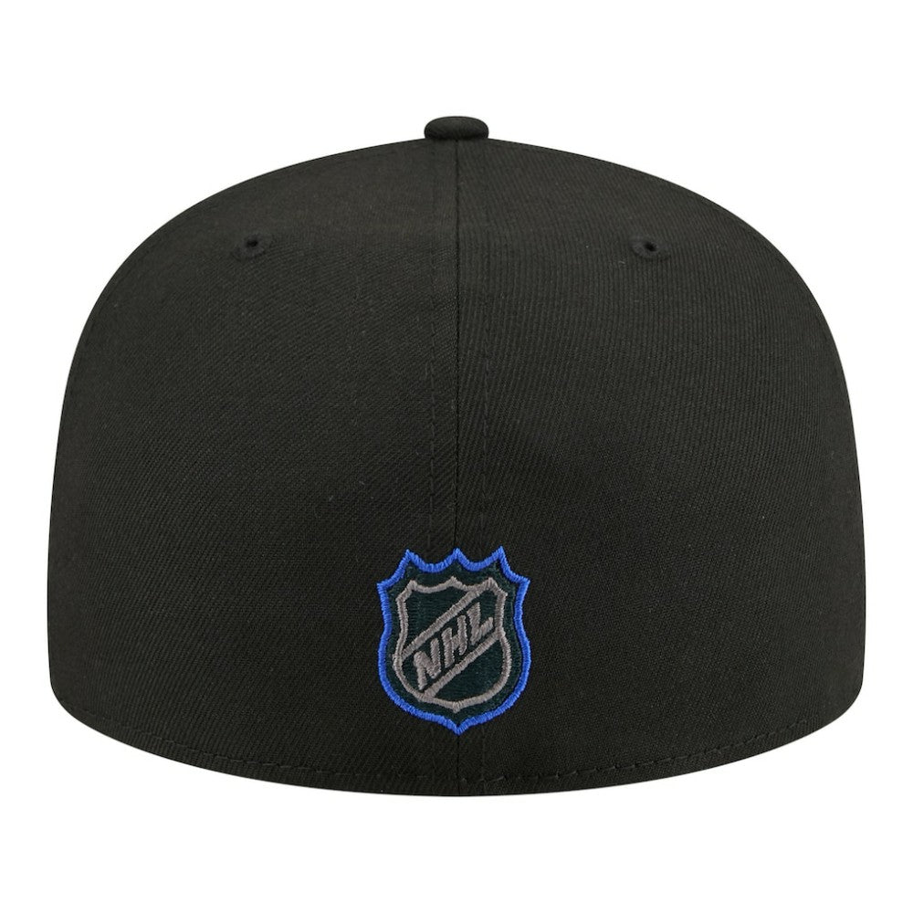 NHL Edmonton Oilers New Era Color Pop 59FIFTY Fitted Hat - Black