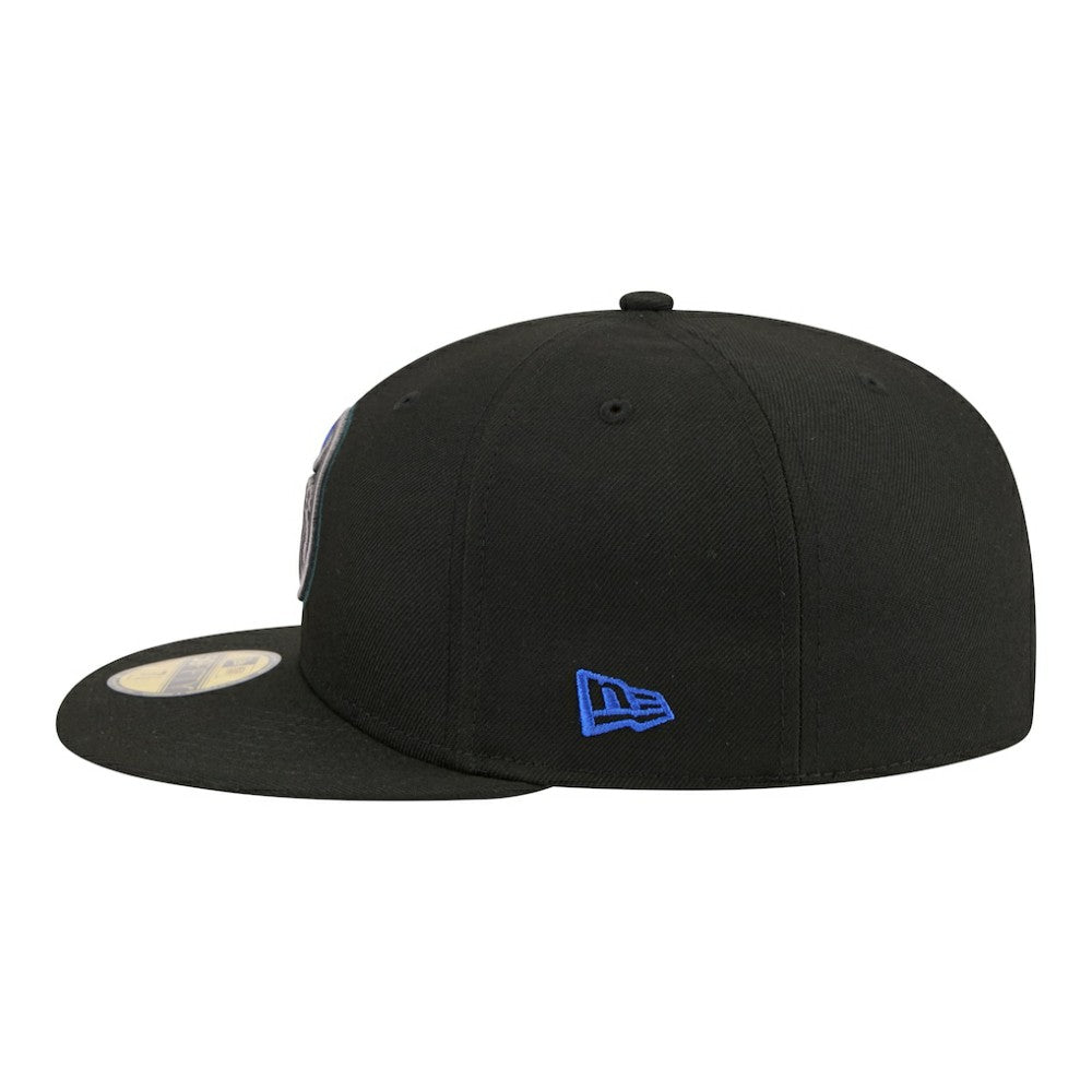 NHL Edmonton Oilers New Era Color Pop 59FIFTY Fitted Hat - Black