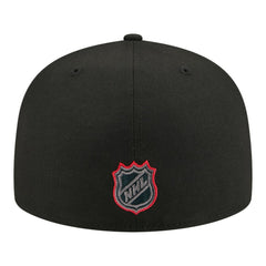 NHL Chicago Blackhawks New Era Color Pop 59FIFTY Fitted Hat - Black