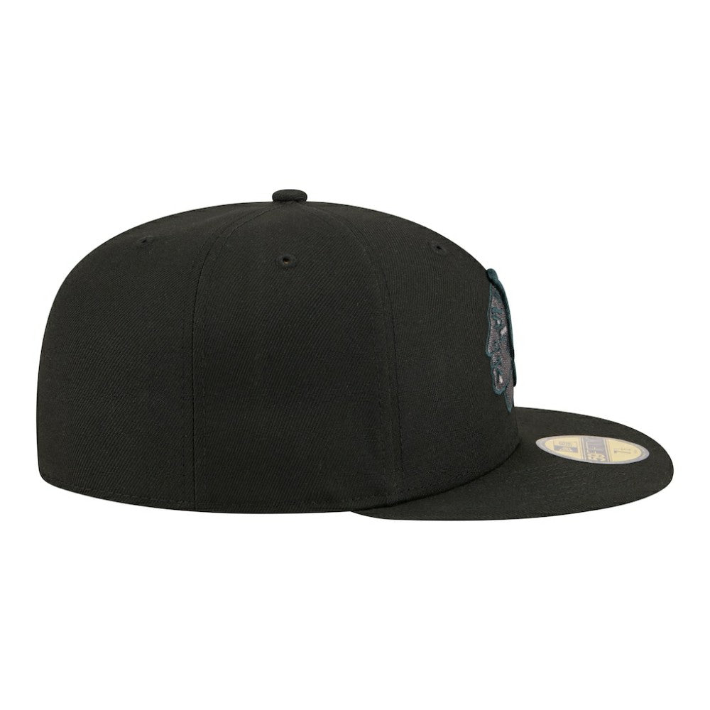 NHL Chicago Blackhawks New Era Color Pop 59FIFTY Fitted Hat - Black
