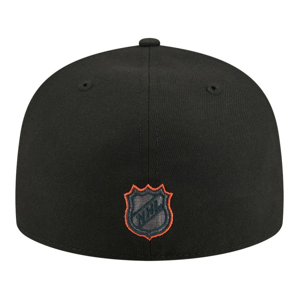 NHL Anaheim Ducks New Era Color Pop 59FIFTY Fitted Hat - Black