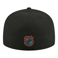 NHL Anaheim Ducks New Era Color Pop 59FIFTY Fitted Hat - Black