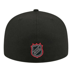 NHL Carolina Hurricanes New Era Color Pop 59FIFTY Fitted Hat - Black