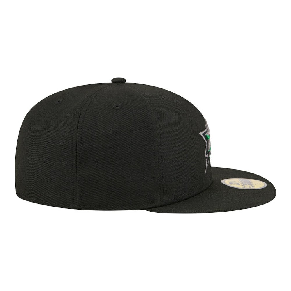 NHL Dallas Stars New Era Color Pop 59FIFTY Fitted Hat - Black