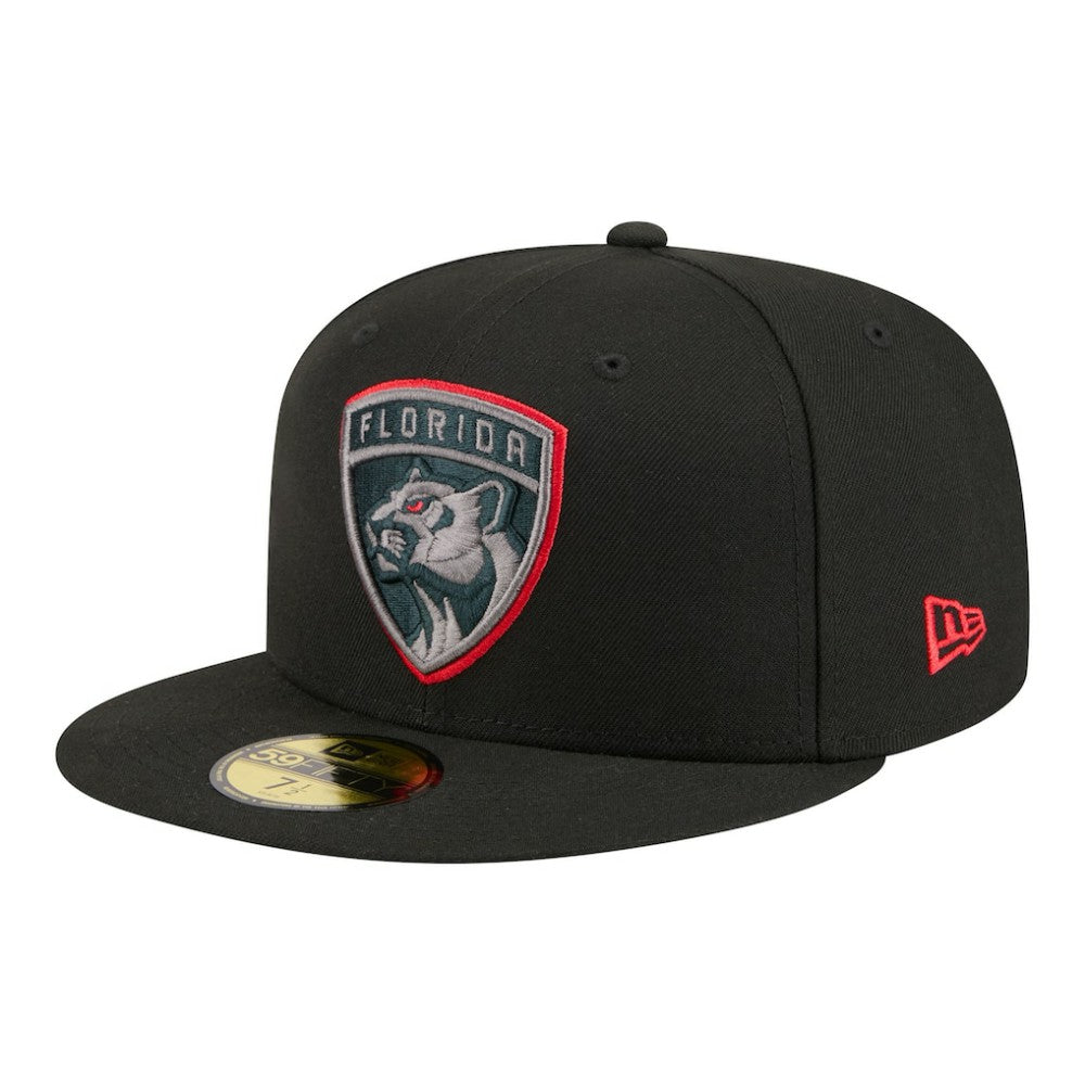 NHL Florida Panthers New Era Color Pop 59FIFTY Fitted Hat - Black