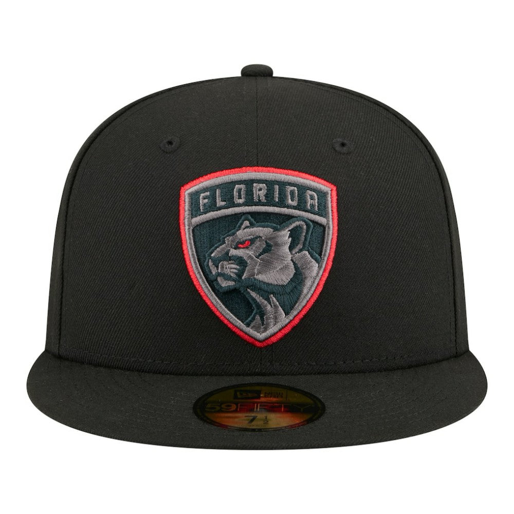 NHL Florida Panthers New Era Color Pop 59FIFTY Fitted Hat - Black