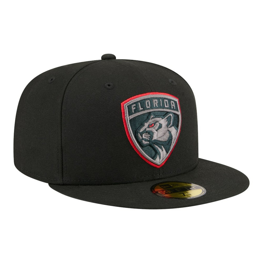 NHL Florida Panthers New Era Color Pop 59FIFTY Fitted Hat - Black