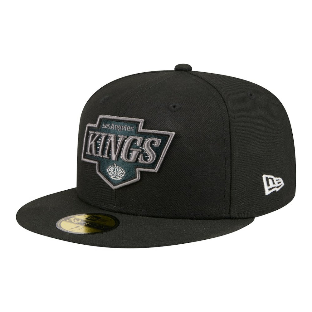 NHL Los Angeles Kings New Era Color Pop 59FIFTY Fitted Hat - Black