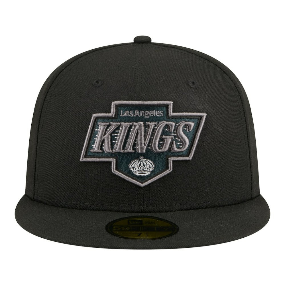 NHL Los Angeles Kings New Era Color Pop 59FIFTY Fitted Hat - Black