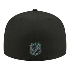 NHL Minnesota Wild New Era Color Pop 59FIFTY Fitted Hat - Black