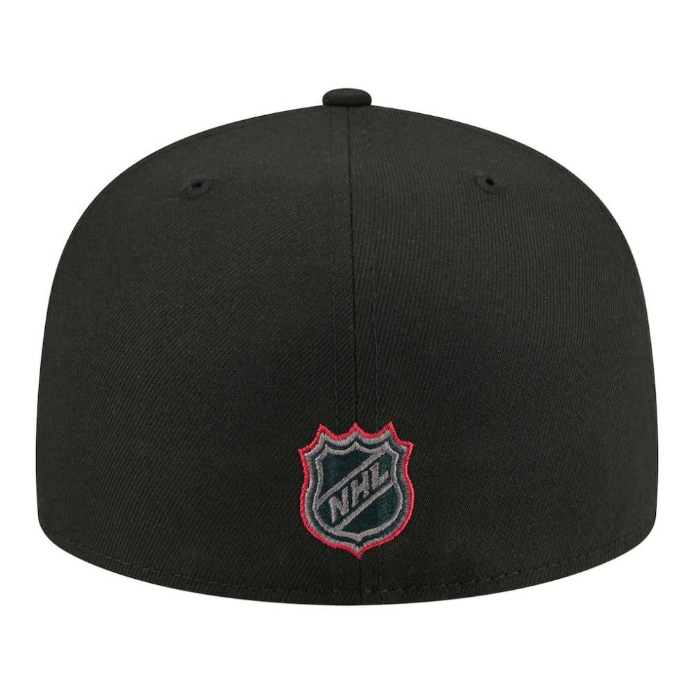 NHL Colorado Avalanche New Era Color Pop 59FIFTY Fitted Hat - Black