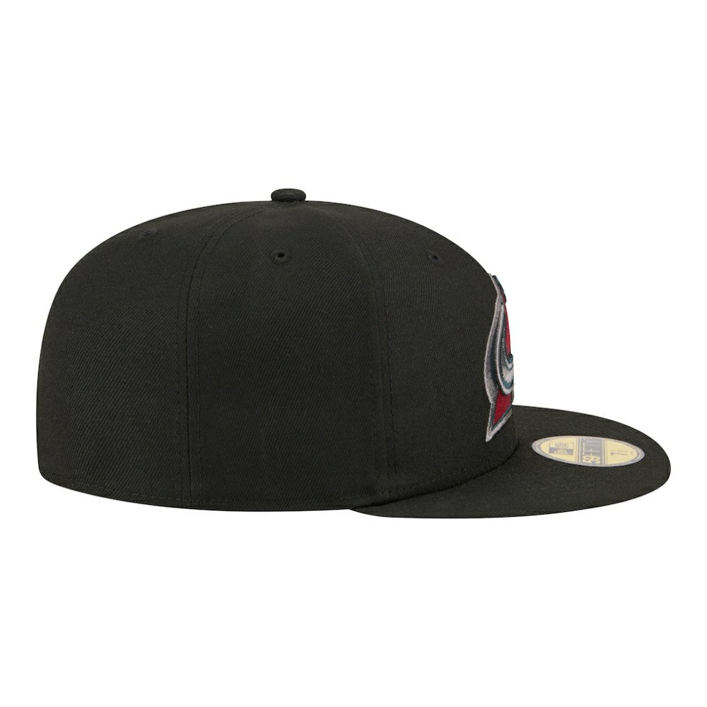 NHL Colorado Avalanche New Era Color Pop 59FIFTY Fitted Hat - Black