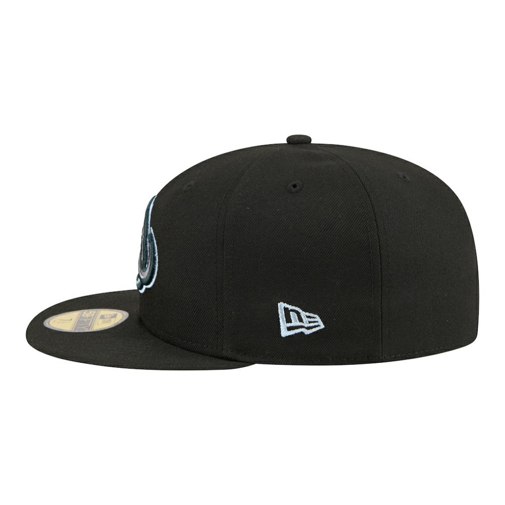 NHL Utah Mammoth New Era Color Pop 59FIFTY Fitted Hat - Black