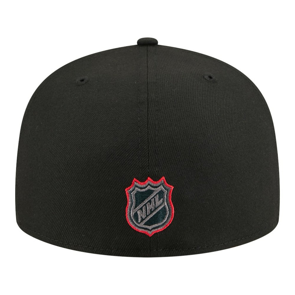 NHL Detroit Red Wings New Era Color Pop 59FIFTY Fitted Hat - Black