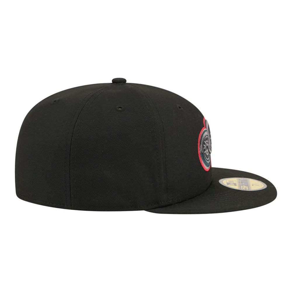 NHL Detroit Red Wings New Era Color Pop 59FIFTY Fitted Hat - Black