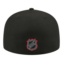 NHL New Jersey Devils New Era Color Pop 59FIFTY Fitted Hat - Black