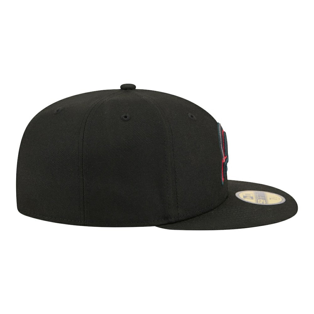 NHL New Jersey Devils New Era Color Pop 59FIFTY Fitted Hat - Black