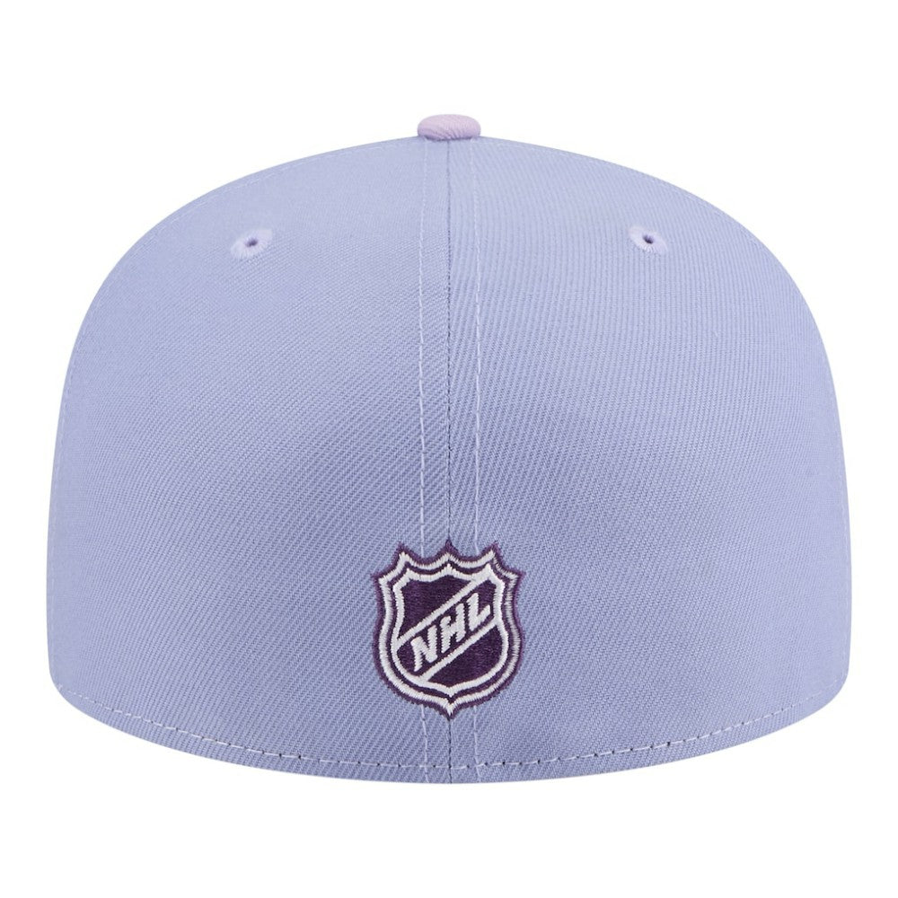 NHL Washington Capitals New Era Lavender Bloom 59FIFTY Fitted Hat - Purple/Light Purple