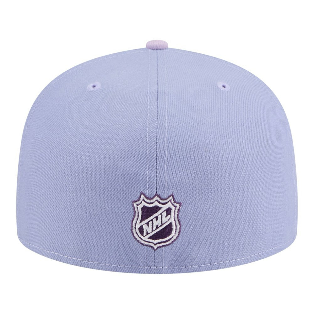 NHL Detroit Red Wings New Era Lavender Bloom 59FIFTY Fitted Hat - Light Purple/Purple