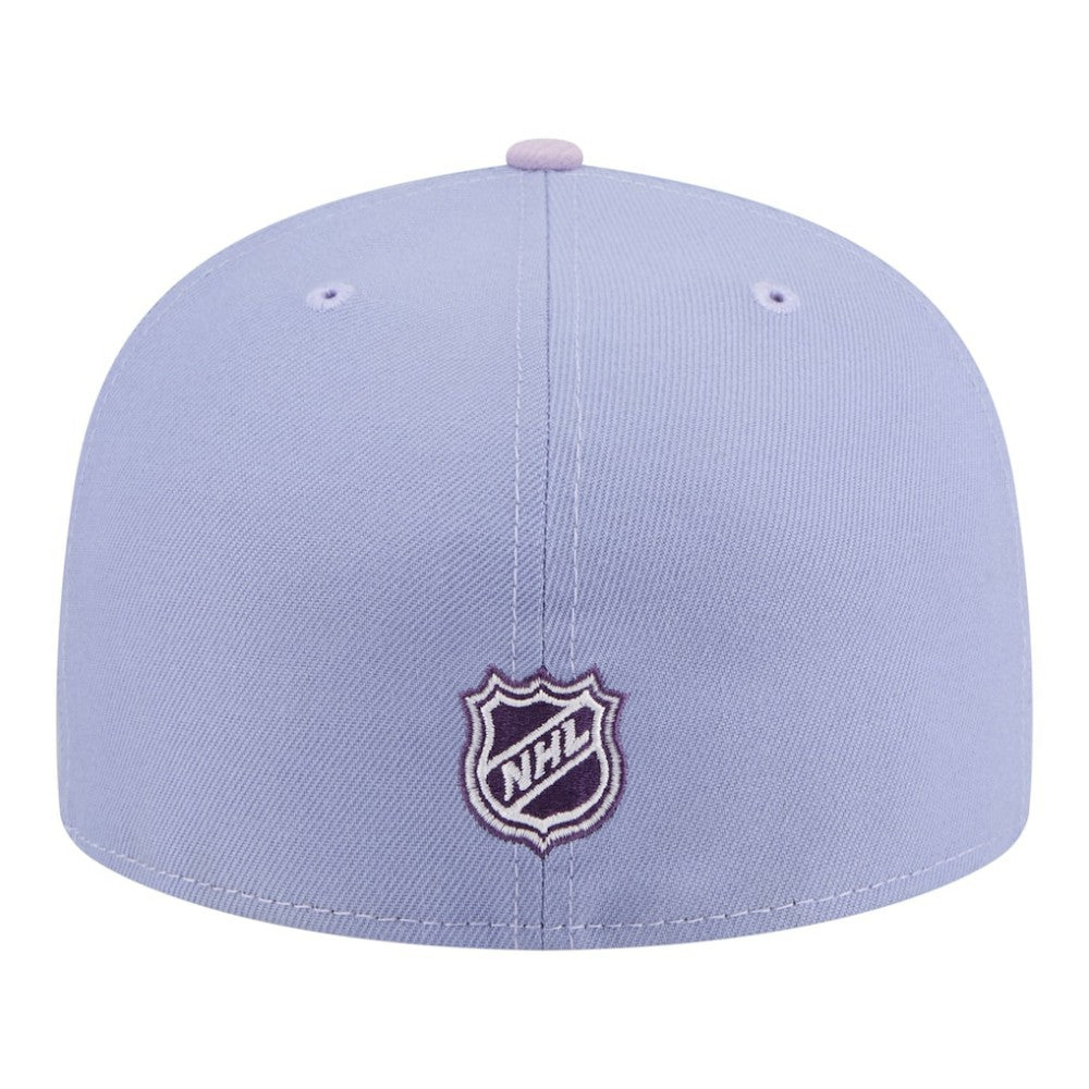 NHL San Jose Sharks New Era Lavender Bloom 59FIFTY Fitted Hat - Light Purple/Purple