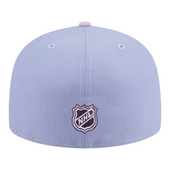 NHL San Jose Sharks New Era Lavender Bloom 59FIFTY Fitted Hat - Light Purple/Purple