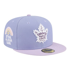 NHL Toronto Maple Leafs New Era Lavender Bloom 59FIFTY Fitted Hat - Light Purple/Purple