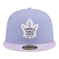 NHL Toronto Maple Leafs New Era Lavender Bloom 59FIFTY Fitted Hat - Light Purple/Purple