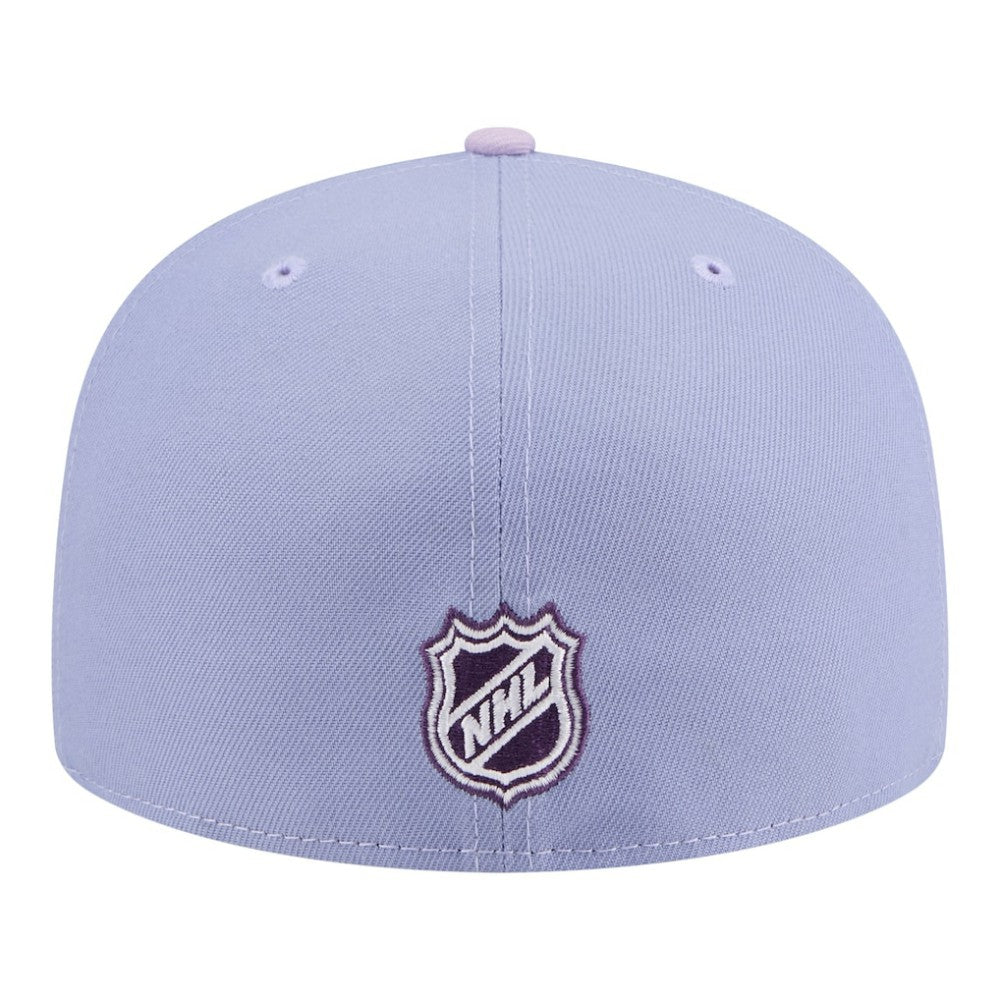 NHL Toronto Maple Leafs New Era Lavender Bloom 59FIFTY Fitted Hat - Light Purple/Purple