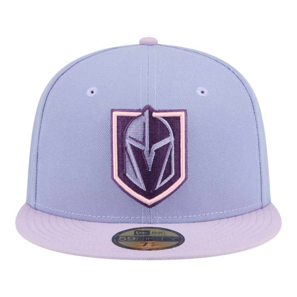 NHL Vegas Golden Knights New Era Lavender Bloom 59FIFTY Fitted Hat - Light Purple/Purple