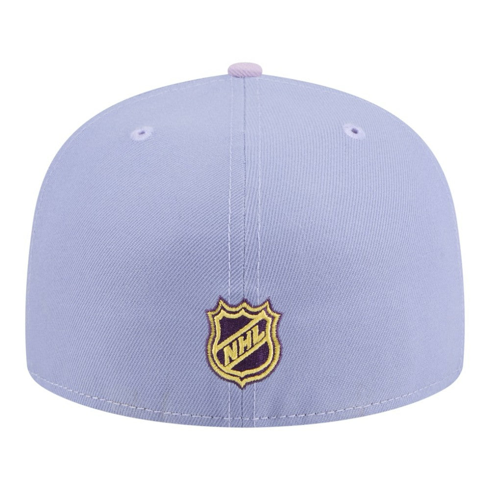 NHL Boston Bruins New Era Lavender Bloom 59FIFTY Fitted Hat - Light Purple/Purple
