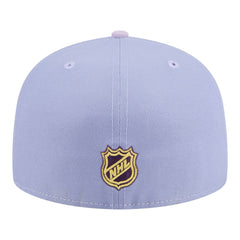 NHL Boston Bruins New Era Lavender Bloom 59FIFTY Fitted Hat - Light Purple/Purple
