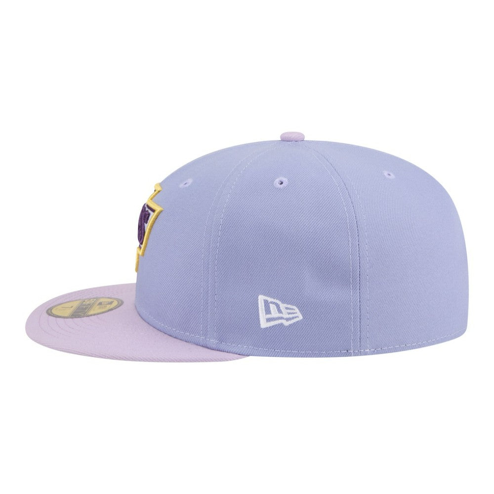 NHL Los Angeles Kings New Era Lavender Bloom 59FIFTY Fitted Hat - Light Purple/Purple