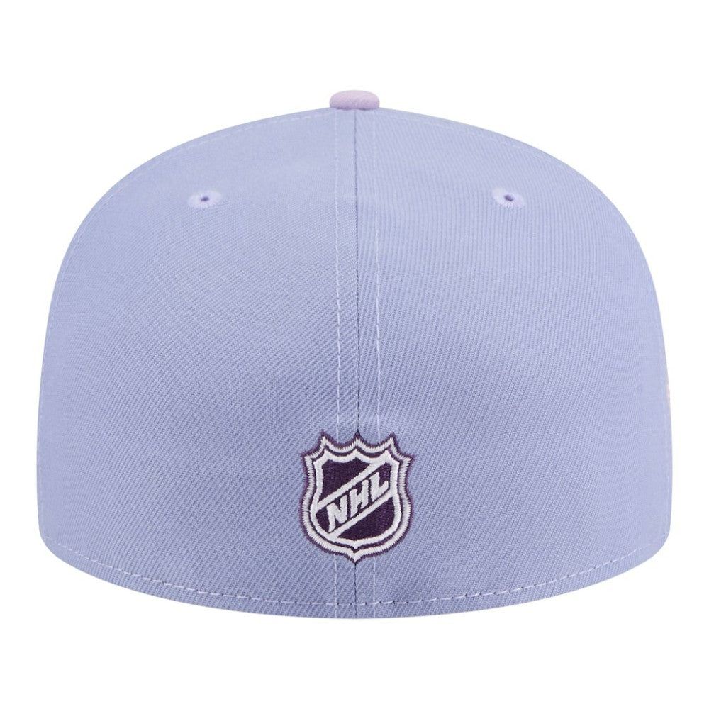 NHL New York Rangers New Era Lavender Bloom 59FIFTY Fitted Hat - Light Purple/Purple
