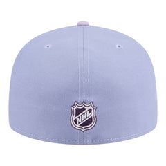 NHL New York Rangers New Era Lavender Bloom 59FIFTY Fitted Hat - Light Purple/Purple