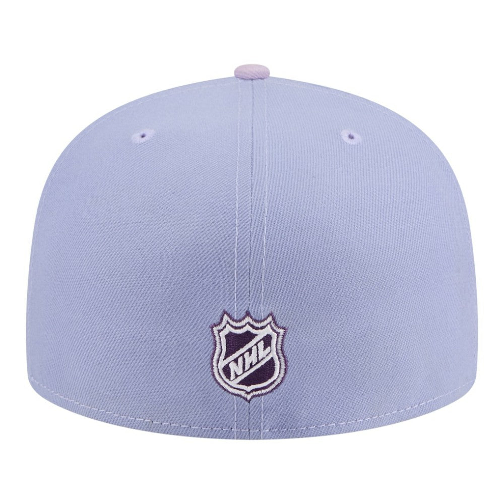 NHL Anaheim Ducks New Era Lavender Bloom 59FIFTY Fitted Hat - Light Purple/Purple
