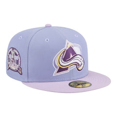 NHL Colorado Avalanche New Era Lavender Bloom 59FIFTY Fitted Hat - Light Purple/Purple