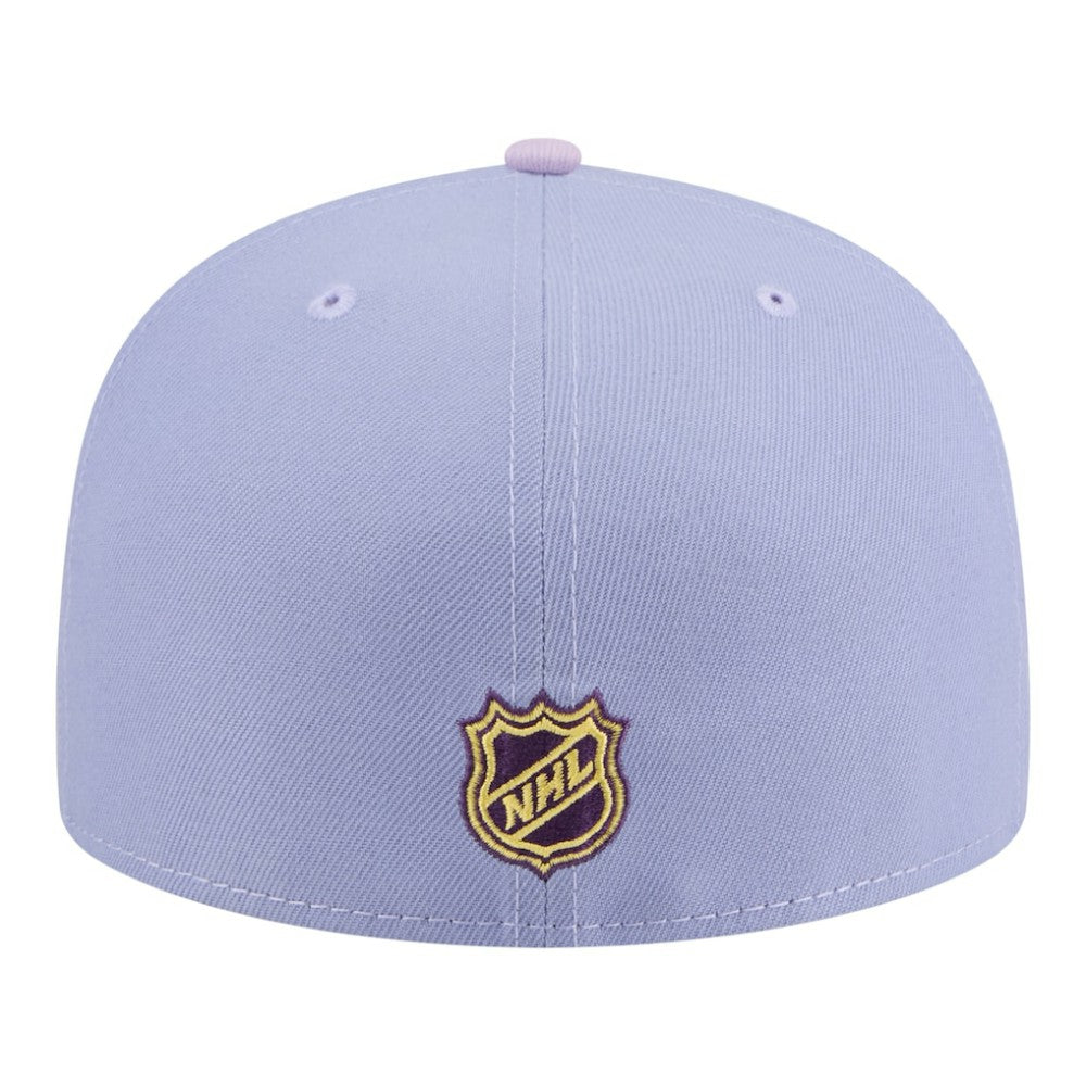 NHL Chicago Blackhawks New Era Lavender Bloom 59FIFTY Fitted Hat - Light Purple/Purple