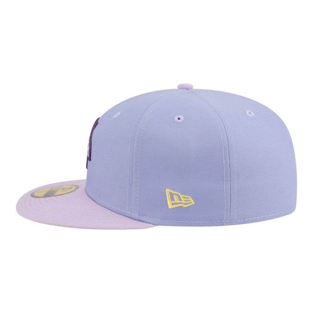 NHL Chicago Blackhawks New Era Lavender Bloom 59FIFTY Fitted Hat - Light Purple/Purple